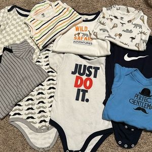 Huge lot baby one pieces toddler bodysuits size 24 mos